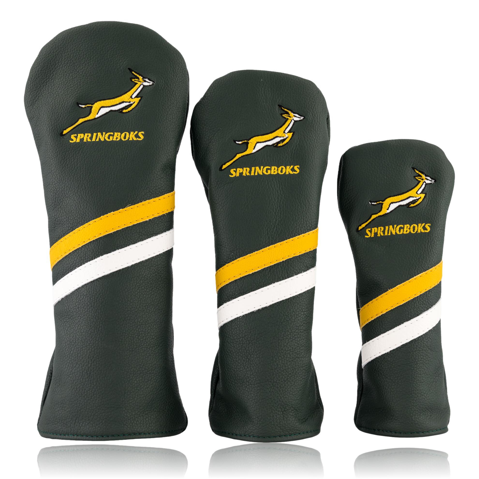 Green and Gold Striped Headcover