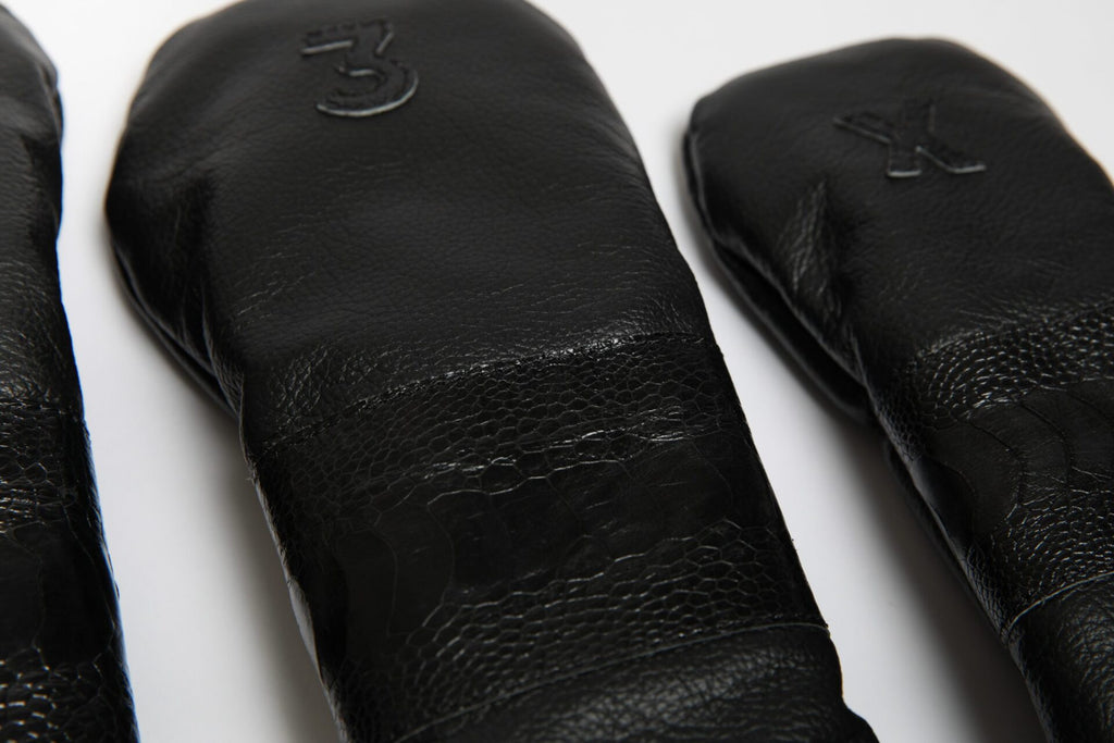 Ostrich Accented Headcover Set
