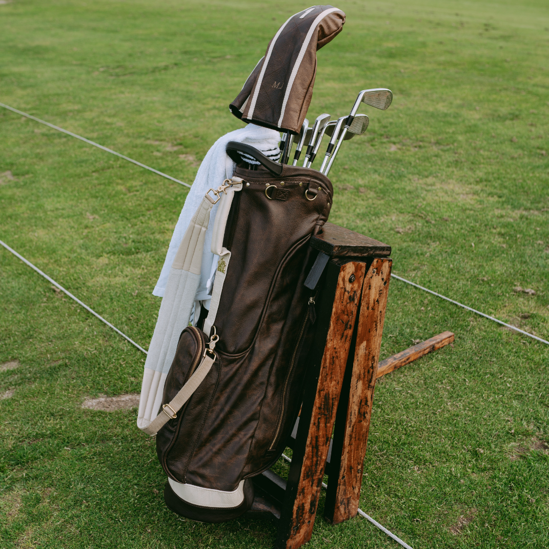 Brown and Cream Headcover