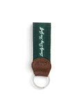 Woven Key Ring in green #color_Green