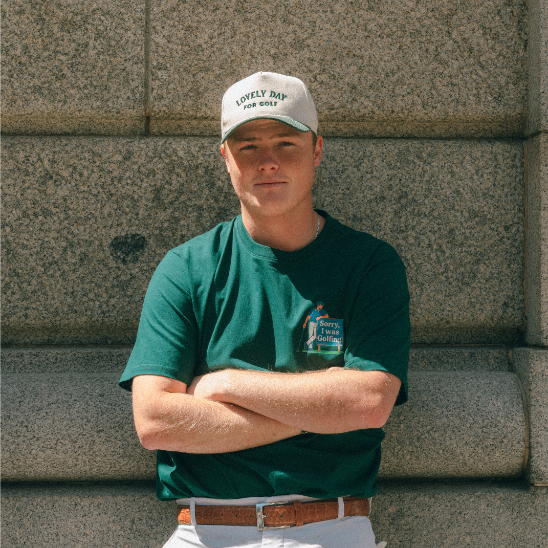 Sorry, I Was Golfing - Green T-shirt