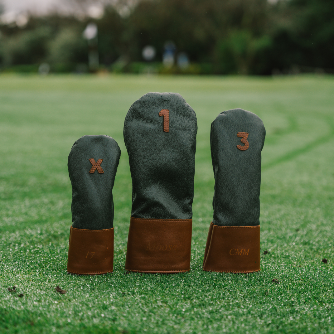 Green and Tan Headcover