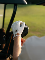 White & Tobacco glove, view 4