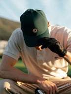 Woven Lion Adjustable cap in green, view 5 #color_Green