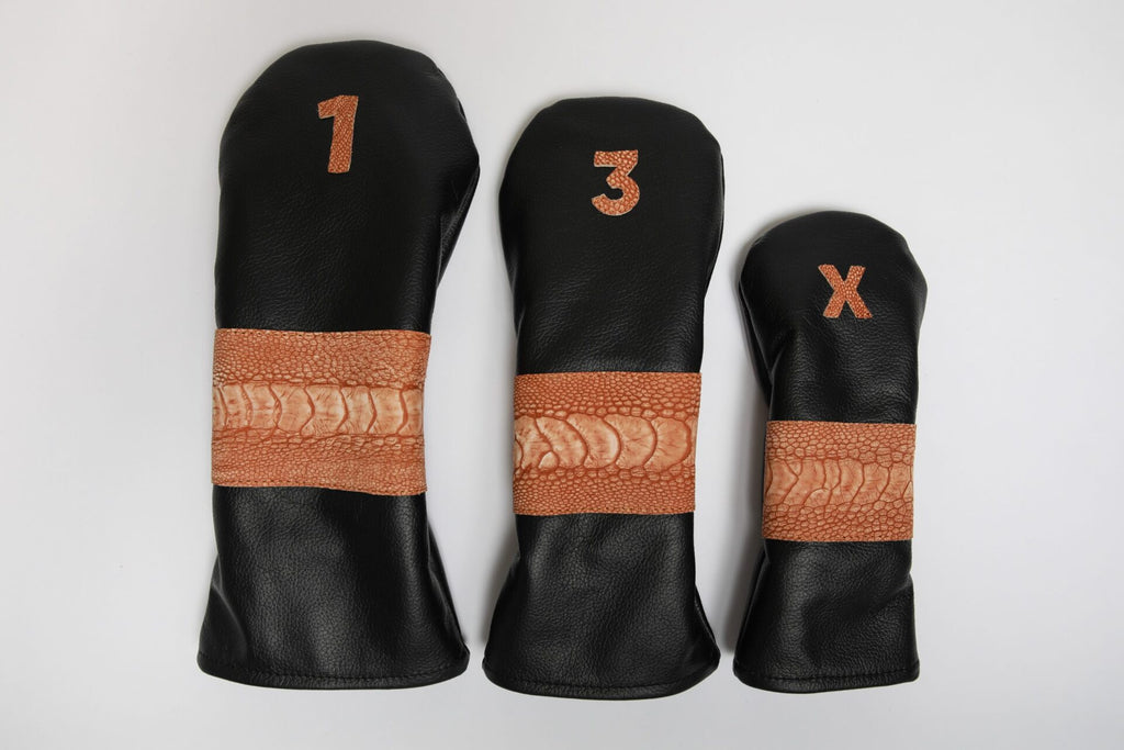 Ostrich Accented Headcover Set