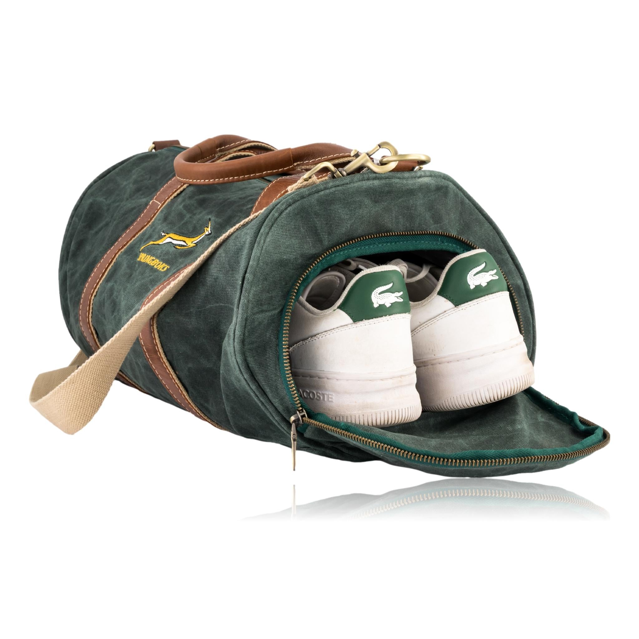 Springbok Waxed Canvas Golf Duffle