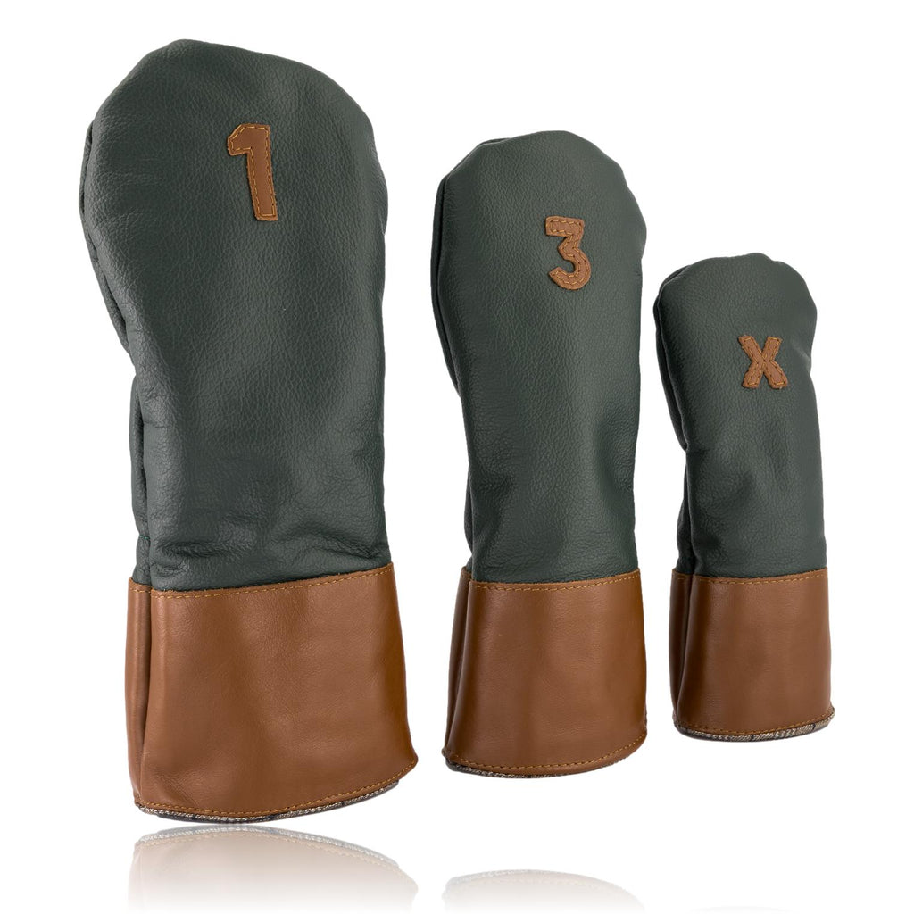 Green and Tan Headcover