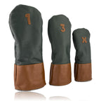 Green and Tan Headcover