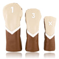 Tan, Cream and White Headcover