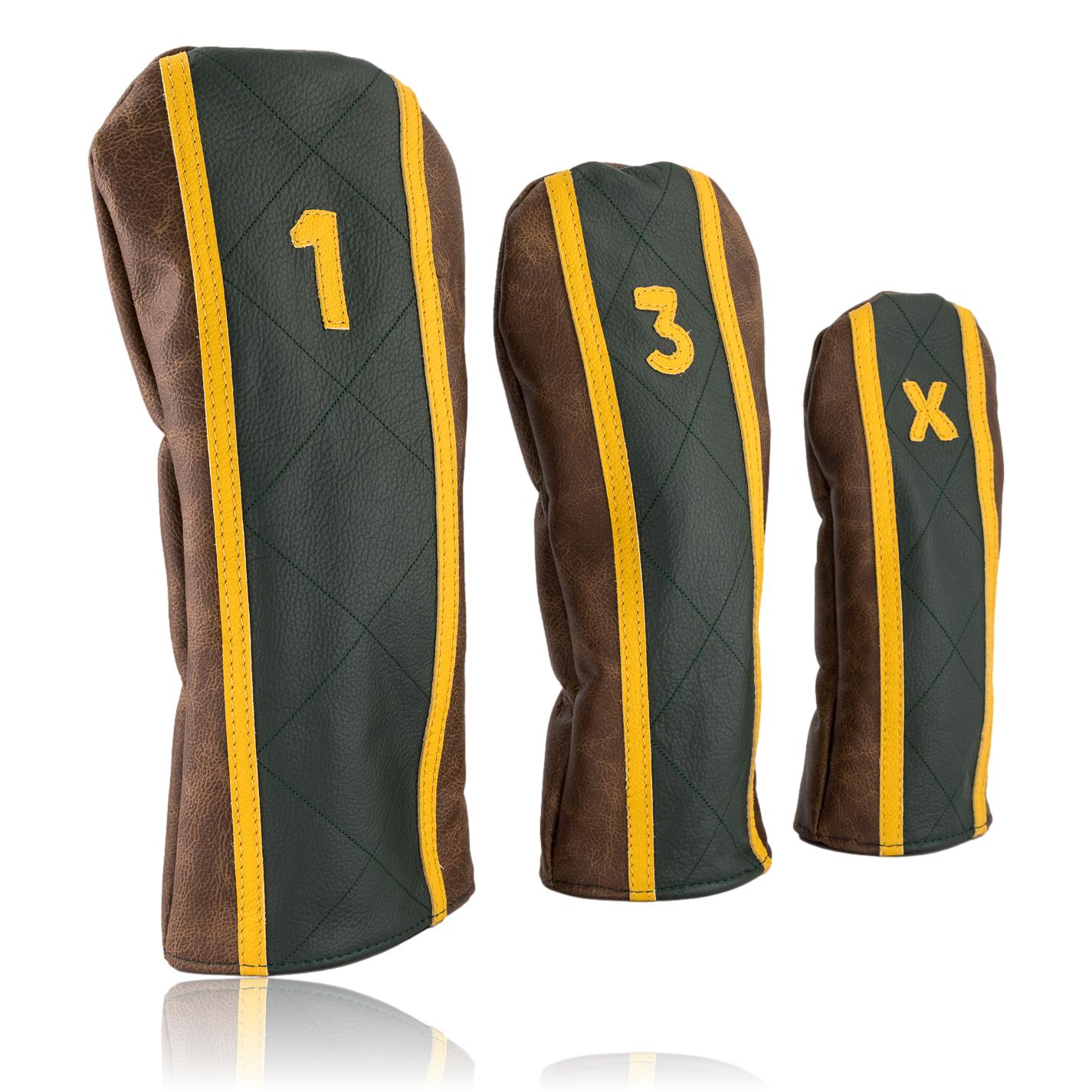 Green and Brown Headcover