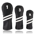 Black and White Striped Headcover