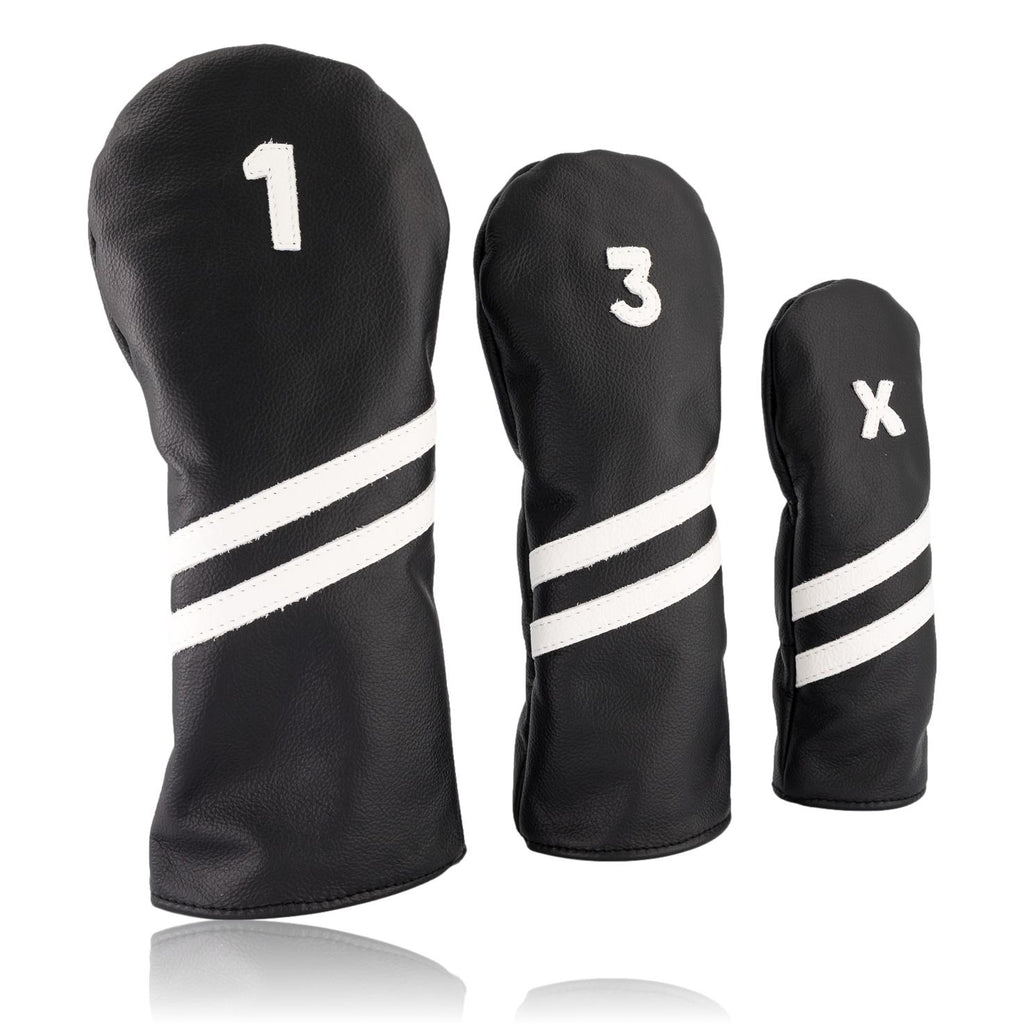 Black and White Striped Headcover