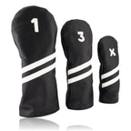 Black and White Striped Headcover