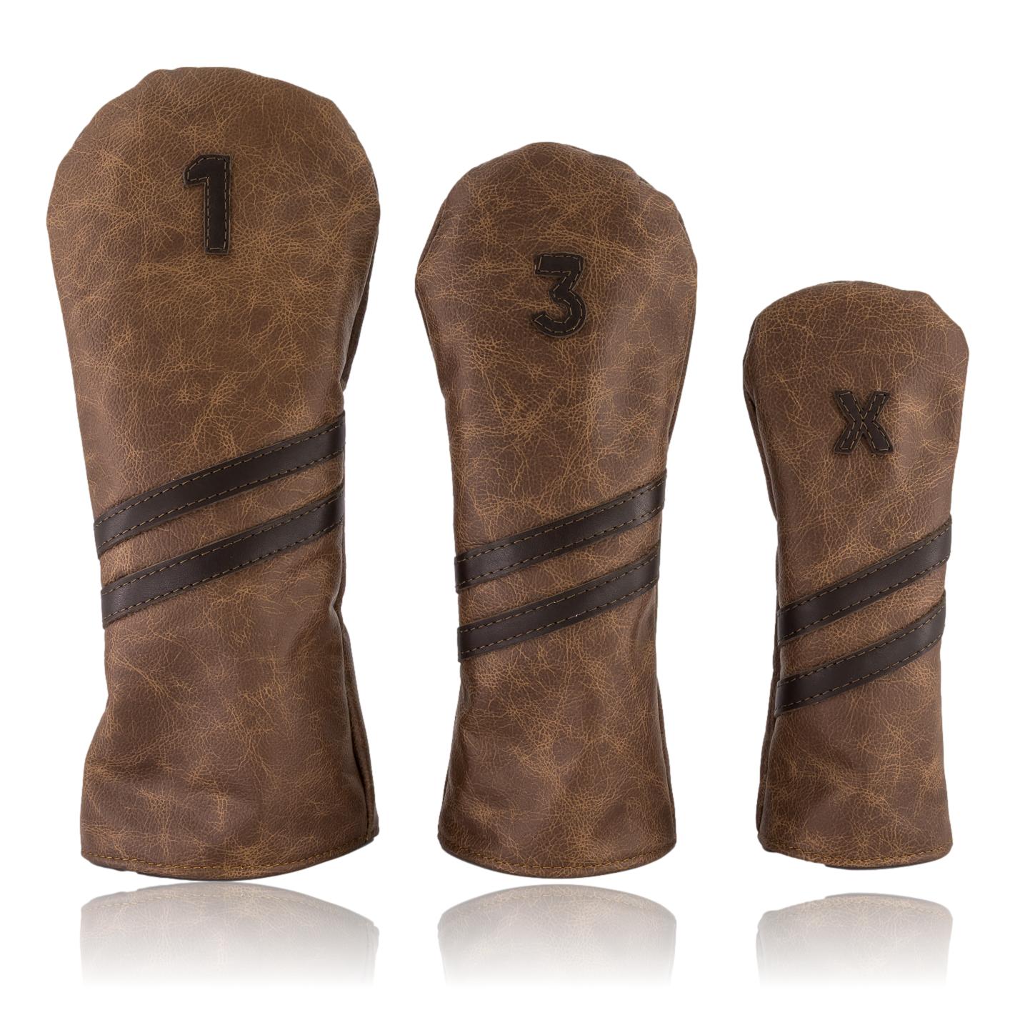 Tan and Choc Stripes Headcover