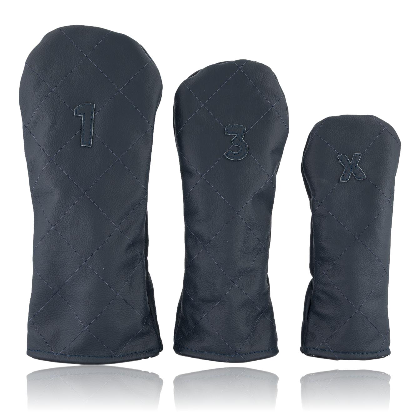 Navy Quilt Headcover