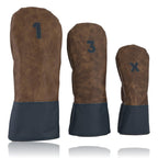 Navy and Tan Headcover