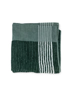 Caddie Towel in Green & White #color_Green & White
