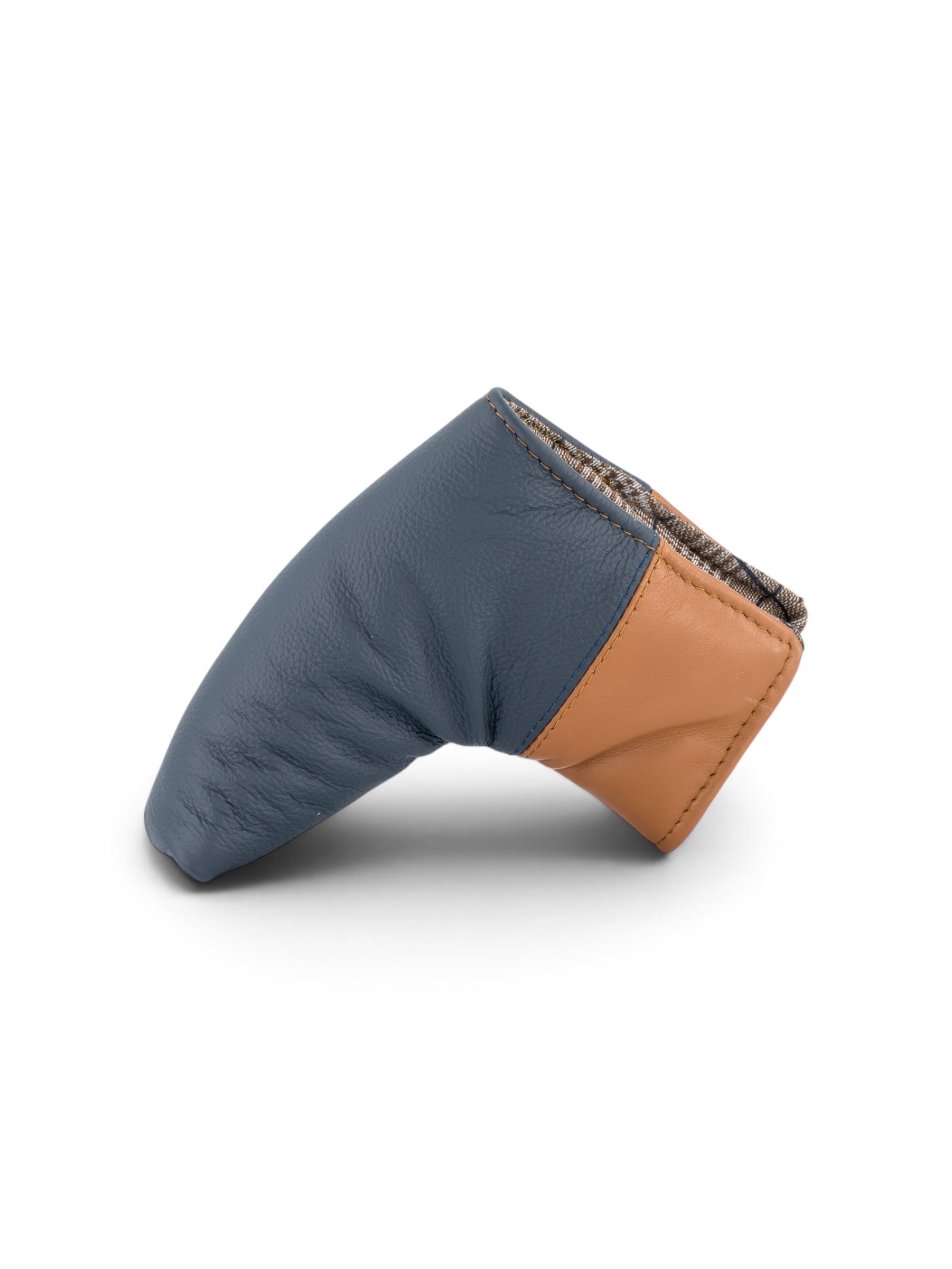 Blade Putter Cover, Navy & Tan #color_Navy & Tan
