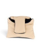 Mallet Putter Cover in cream & suede, view 2 #color_Cream & Suede