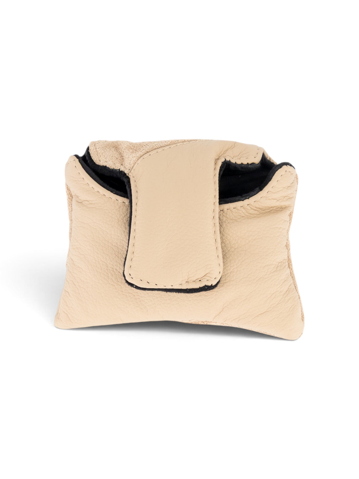 Mallet Putter Cover in cream & suede, view 2 #color_Cream & Suede