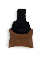 Mallet Putter Cover in white, tan & cream, view 2 #color_White, Tan & Cream