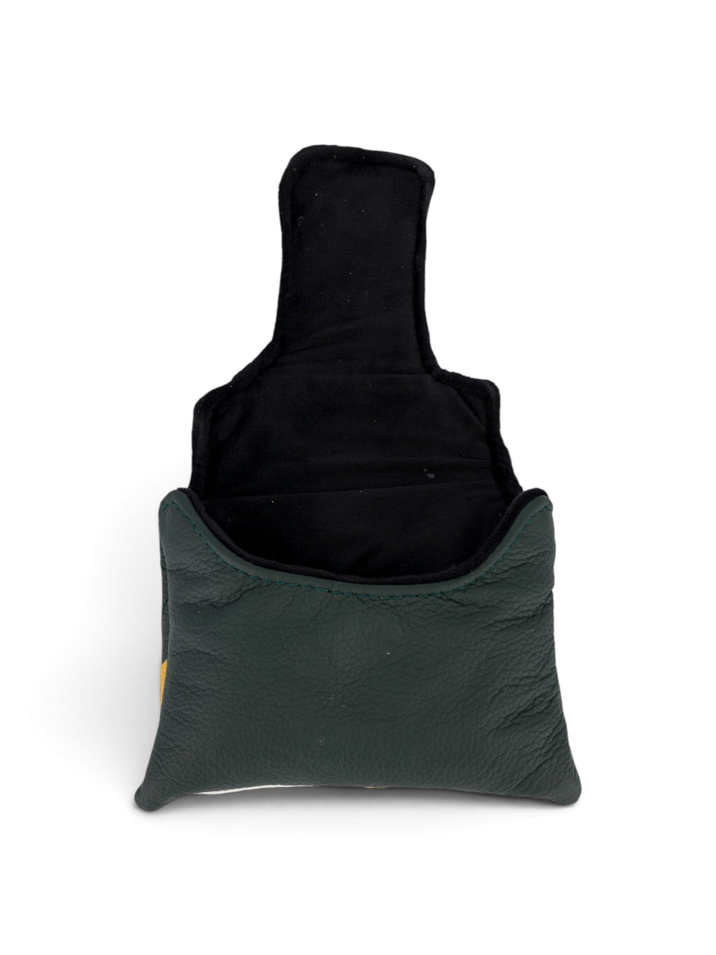 Mallet Putter Cover in green, gold & white #color_Green, Gold & White