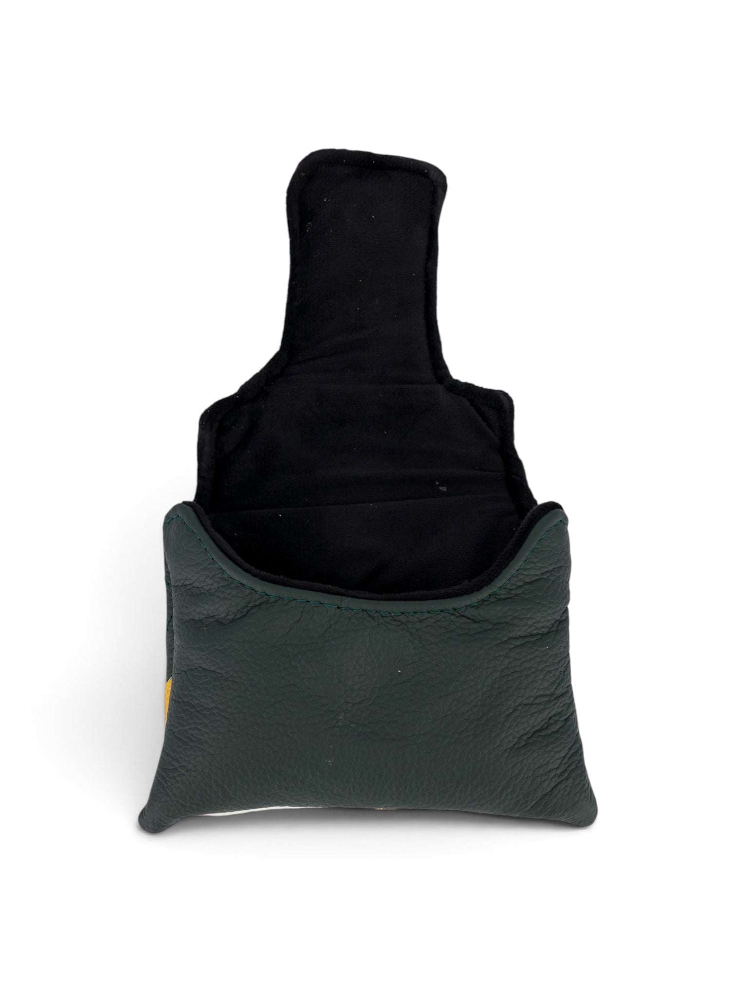 Mallet Putter Cover in green, gold & white #color_Green, Gold & White