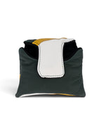 Mallet Putter Cover in green, gold & white, view 2 #color_Green, Gold & White