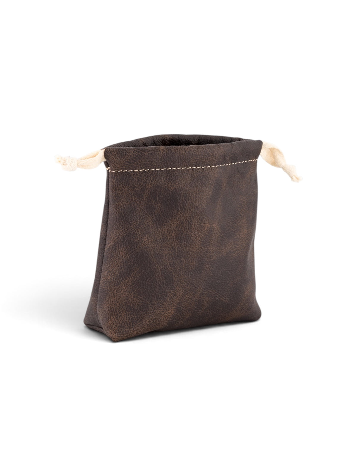 Drawstring Pouch in brown #color_Brown