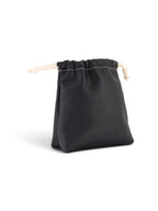 Drawstring Pouch in black #color_Black