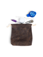 Drawstring Pouch in brown, view 2 #color_Brown