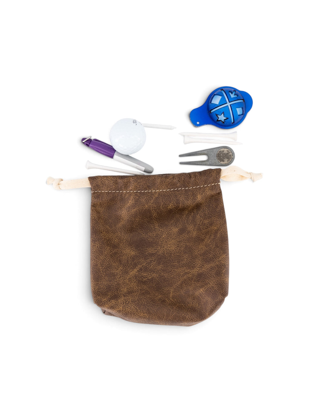 Drawstring Pouch in tan, view 3 #color_Tan