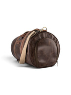 Golf Duffle in two tone brown & cream, view 4 #color_Two Tone Brown & Cream