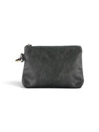 Leather Clip on Pouch in green #color_Green