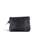 Leather Clip on Pouch in black #color_Black