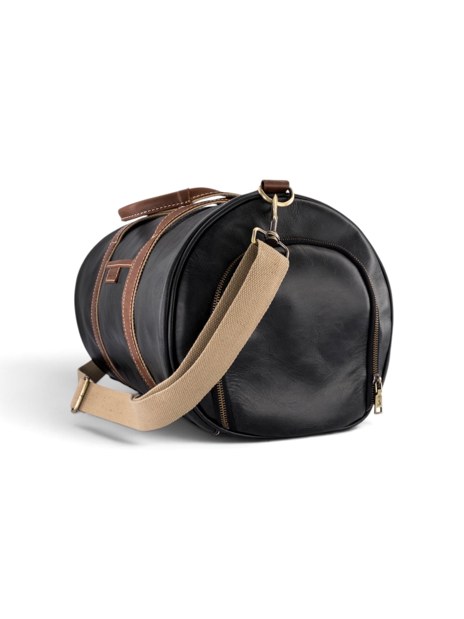 Golf Duffle in black, view 3 #color_Black