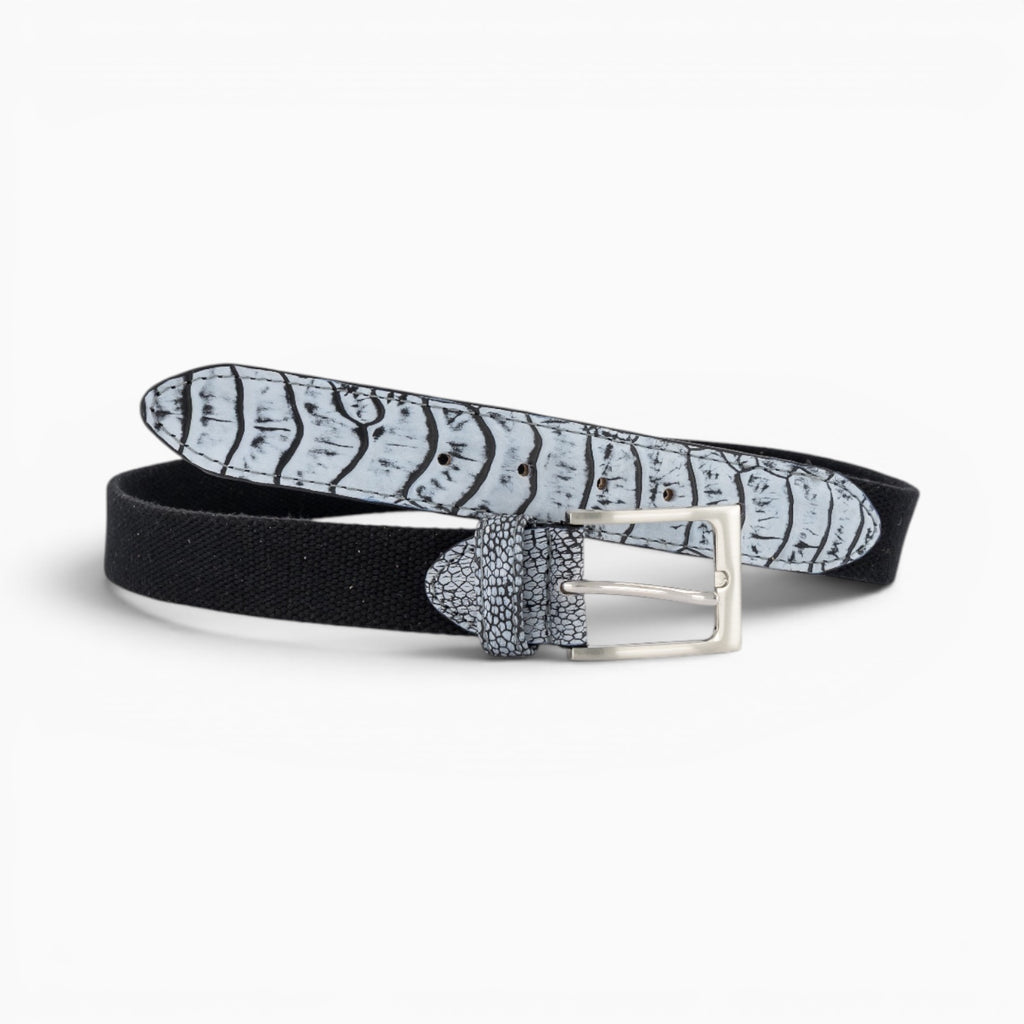 Stonewash Ostrich + Webbing