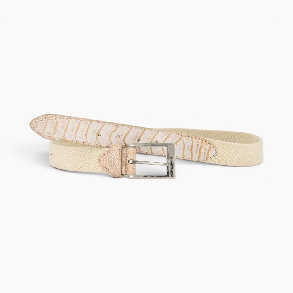 Stonewash Ostrich + Webbing