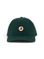 Woven Lion Adjustable cap in green #color_Green