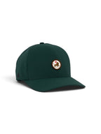 Woven Lion Adjustable cap in green, view 3 #color_Green