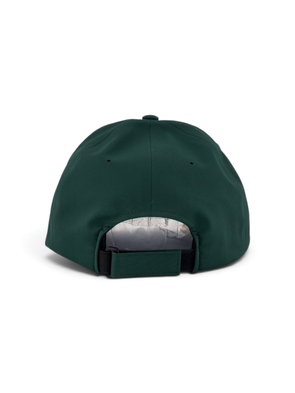 Woven Adjustable cap in green #color_Green