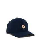 Woven Lion Adjustable cap in navy, view 2 #color_Navy