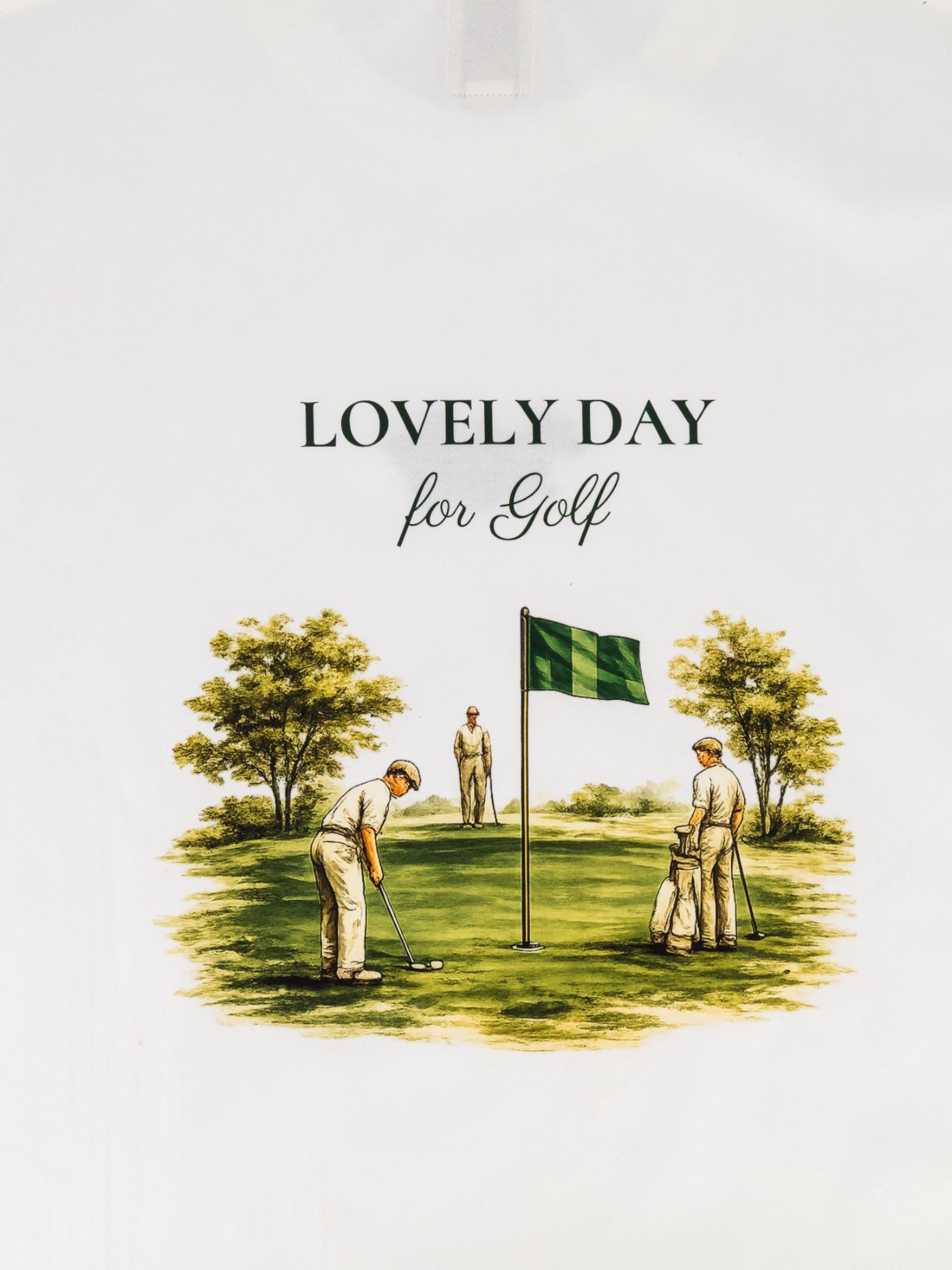 Lovely day for golf - Golfing