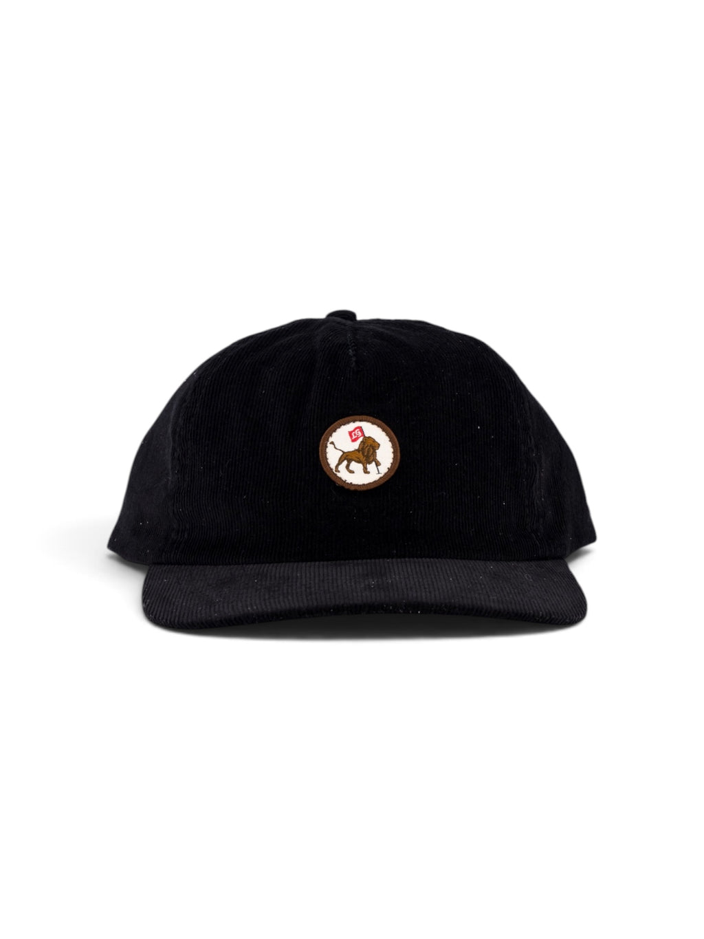 Corduroy Black Logo cap