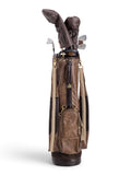 Brown, Chocolate Trim Leather Sunday Bag