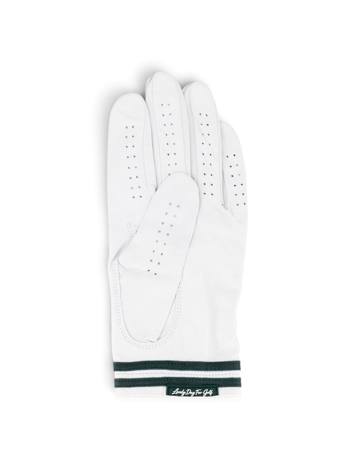 White & Heritage Green glove, view 2