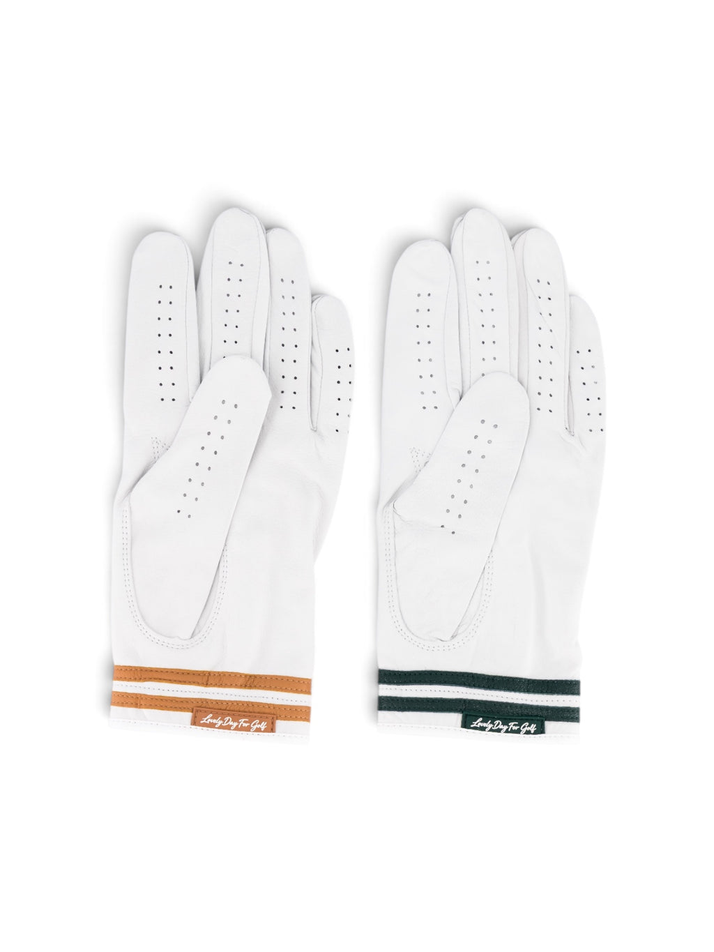 White & Heritage Green glove, view 4
