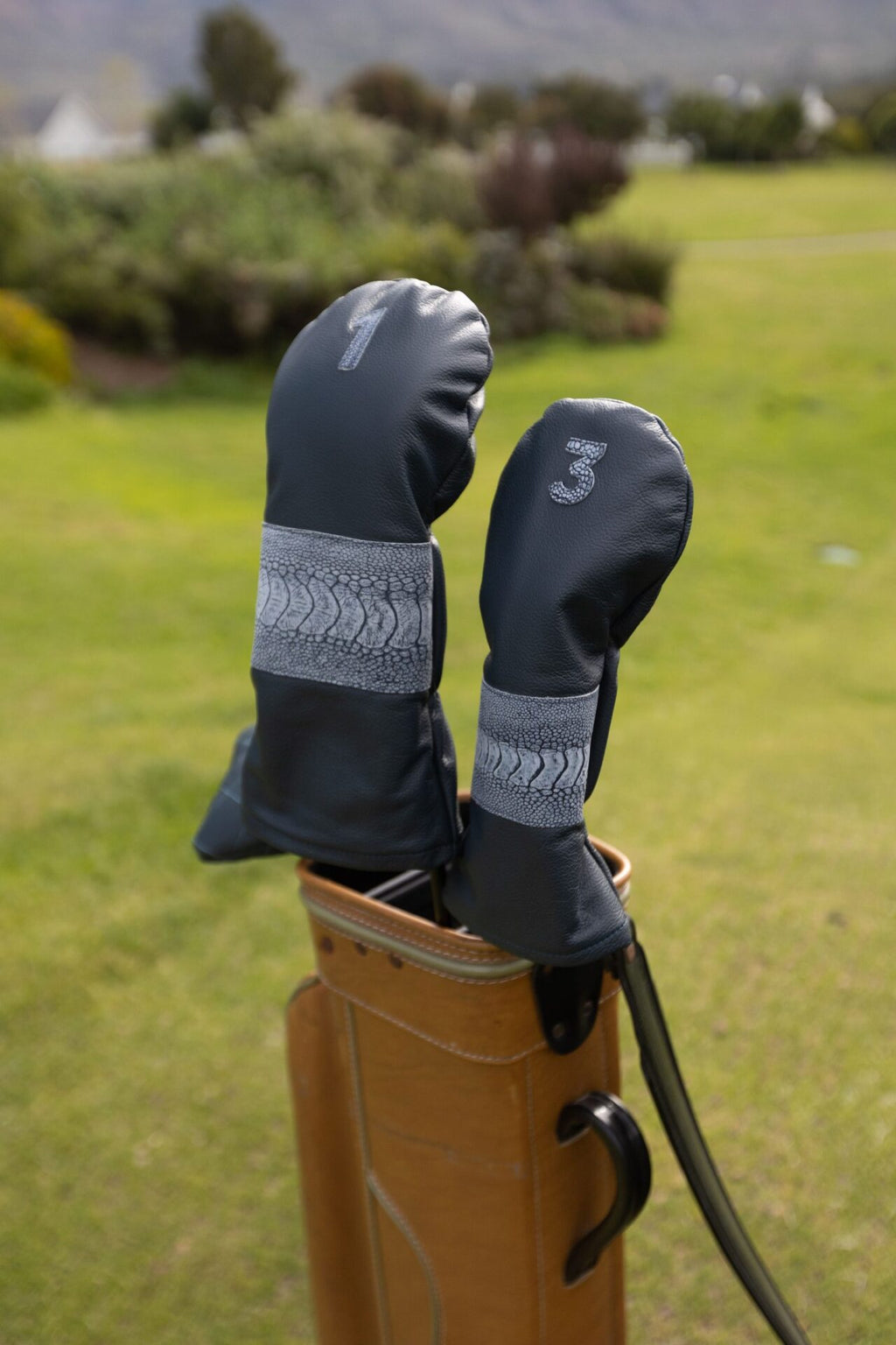 Ostrich Accented Headcover Set