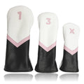 Pink, Black and White Headcover