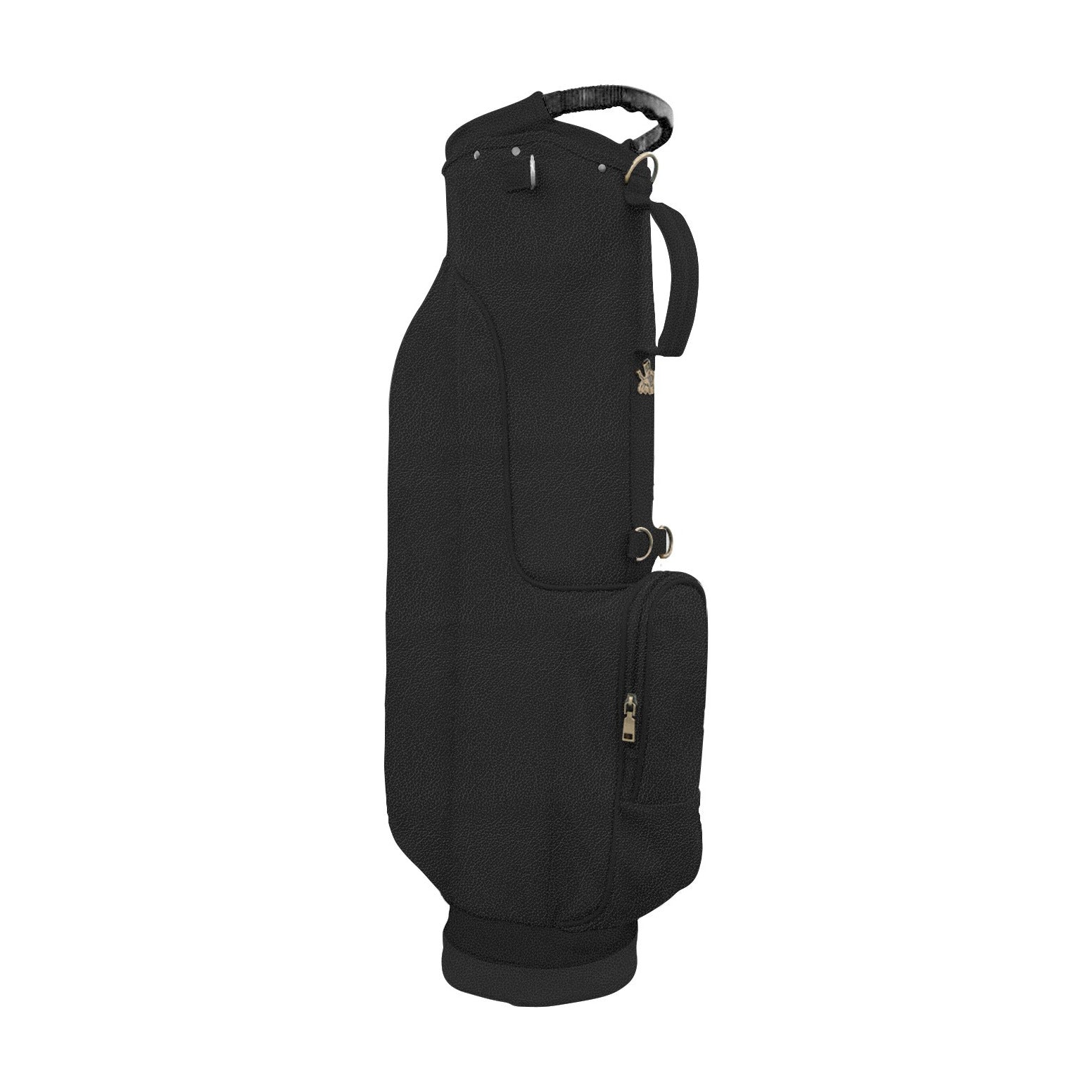 Legendary Golf custom leather golf bag in black leather #color_Black Leather